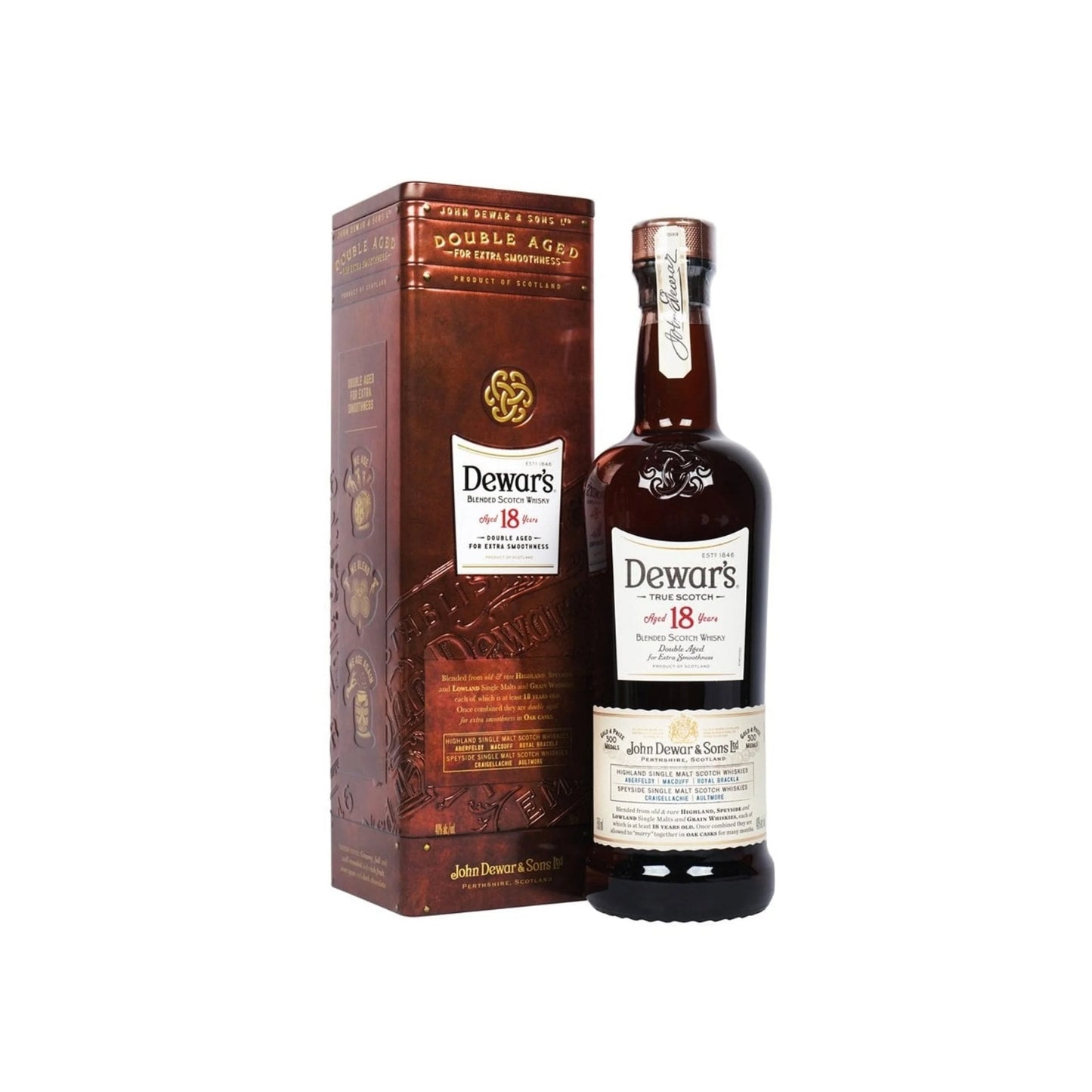 DEWAR´S 18Y DOUBLE AGED 750ML
