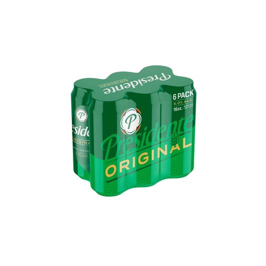 PRESIDENTE ORIGINAL LATA 16OZ 6 PACK